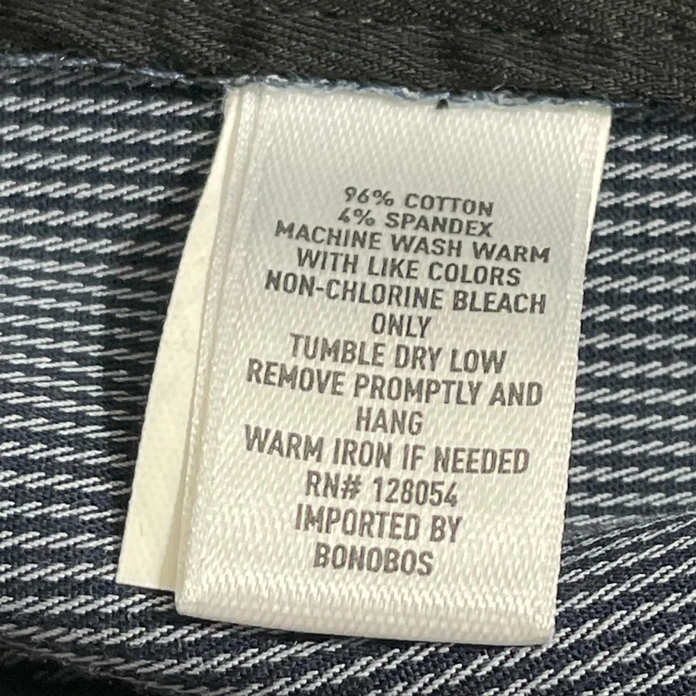 Bonobos Men’s Tuesday Pants Size 38x30 Straight‎ Navy Micro Houndstooth Trousers